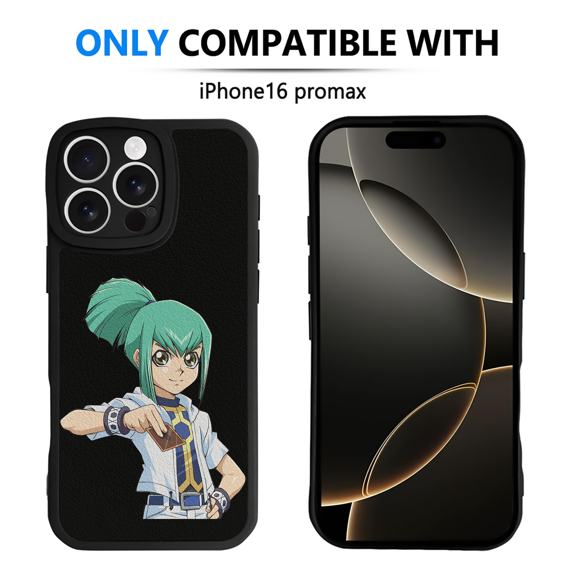 遊☆戯☆王 Yu-Gi-Oh! 【iPhone 16シリーズ対応】シリコンスマホケース（レザー調） 材質：シリコン